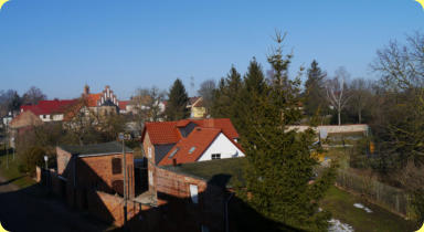 Hemsdorf von oben, im Februar 2017