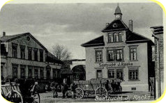 Foto der "Turm" in Hemsdorf (Aussehen bis Anfang 1960), Verwaltung der Raeckeschen Saatzucht