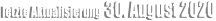 letzte Aktualisierung  30. August 2020