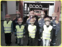 Die künftigen Einsatzkräfte der Hemsdorfer Feuerwehr (2019)