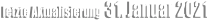 letzte Aktualisierung  31. Januar 2021