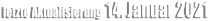 letzte Aktualisierung  14. Januar 2021