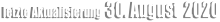 letzte Aktualisierung  30. August  2020
