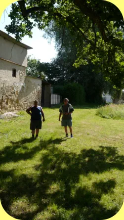 Ulf Ruloff (ehem. Hemsdorfer) und Ernst-Rainer Müller aus Seehausen auf Spurensuche (2017)