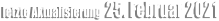 letzte Aktualisierung  25. Februar 2021