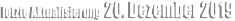 letzte Aktualisierung  20. Dezember 2019