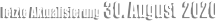 letzte Aktualisierung  30. August  2020
