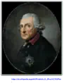 Friedrich der II. , "Der Alte Fritz", war maßgeblich verantwortlich für die Kolonisierung in Hemsdorf