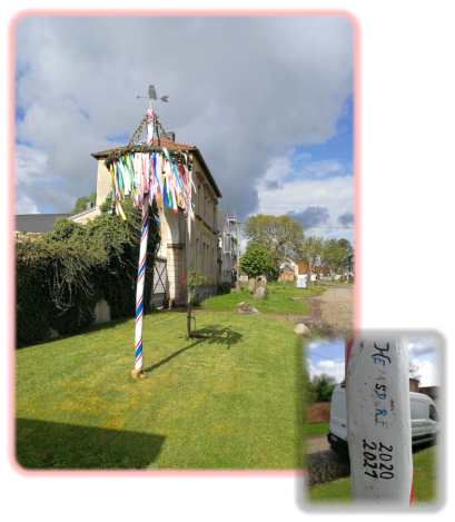 Der Hemsdorfer Maibaum 2021.