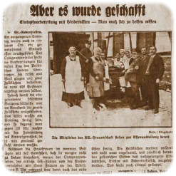 Vereinsleben in Groß Rodensleben - Aus unbekannter Zeitung