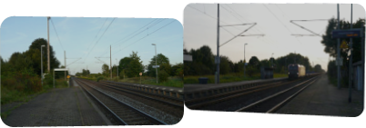 Am Bahnhof Ochtmersleben heute. Foto: 2017