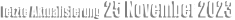 letzte Aktualisierung  25 November 2023