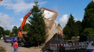 28. Juni 2017, die letzte Wand fällt