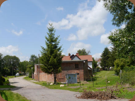 die heutige Ansicht mit Blick in die Schrotestraße, Bild Juli 2017