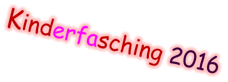 Kinderfasching 2016