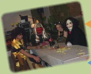Hemsdorfer Fasching 2009. Aus Gr. Rodensleben Benjamin Hummel und ???